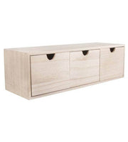 Rayher caja de madera con tres cajones 6190300 RAYHER CENTROARTESANO