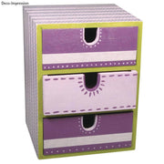 Rayher caja de madera con tres cajones 62382000 RAYHER CENTROARTESANO