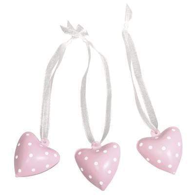 Rayher cascabel metal forma corazon 22mm 6und 56817262 rosa RAYHER CENTROARTESANO