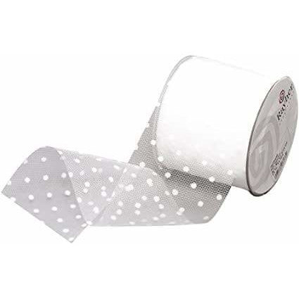 Rayher cinta tul con lunares blanco RAYHER CENTROARTESANO