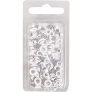 Rayher Easy eyelets redondo 4+8mm 75ud 60024102 blanco RAYHER CENTROARTESANO