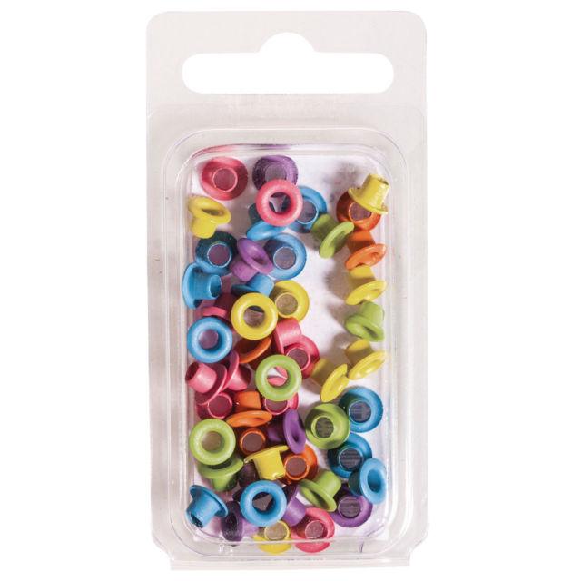 Rayher Easy eyelets redondo 5mm 65ud 60025999 colores vivos RAYHER CENTROARTESANO