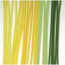 Rayher Limpia pipas 30cm Variados tonos verdes y amarilllos RAYHER CENTROARTESANO