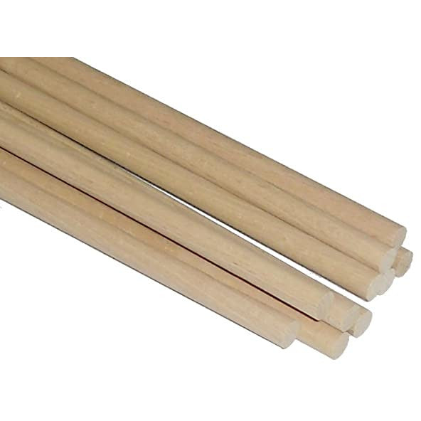 Rayher liston madera redondo de 20mm diametro por 1metro 6411800 RAYHER CENTROARTESANO