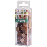 Rayher mosaicos acryl 1x1cm 50g cinnam RAYHER CENTROARTESANO