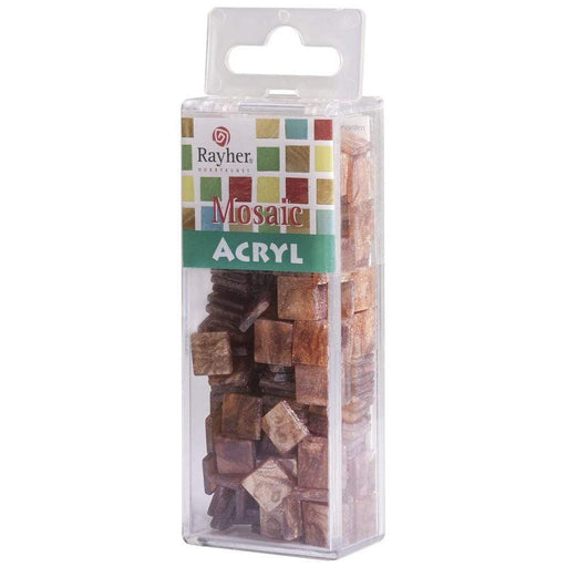 Rayher mosaicos acryl 1x1cm 50g cinnam RAYHER CENTROARTESANO
