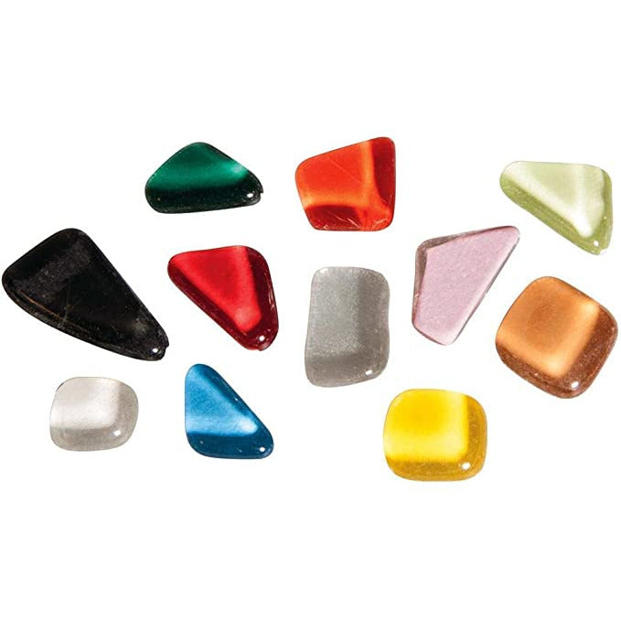 Rayher mosaicos Piedras de vidrio  irregular cantos redondeados RAYHER CENTROARTESANO