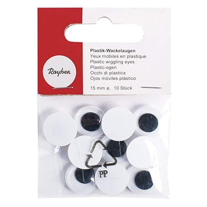 Rayher ojos moviles redondos 20mm 10und 8917500 RAYHER CENTROARTESANO