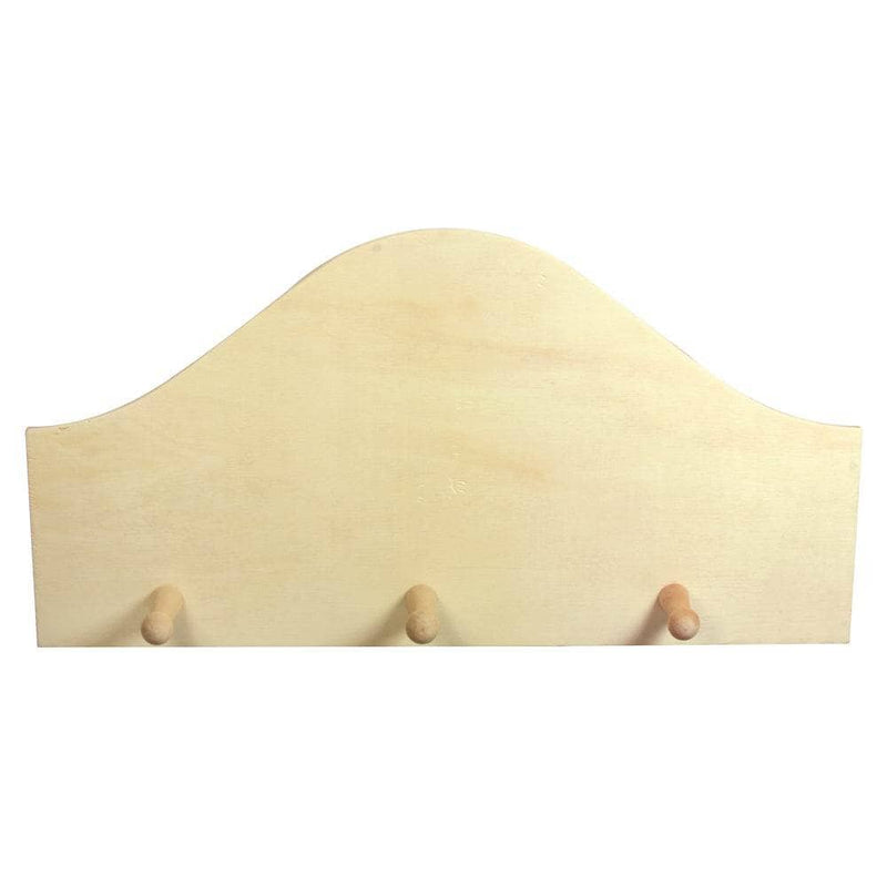 Rayher perchero de madera con tres pomos 62576000 RAYHER CENTROARTESANO