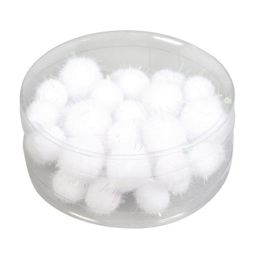 Rayher pompones 1.5-2cm 76009000 blanco irisado RAYHER CENTROARTESANO