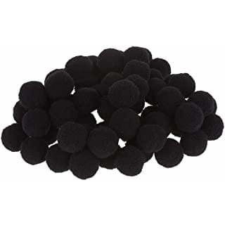 Rayher pompones 10mm negro 7651101 RAYHER CENTROARTESANO