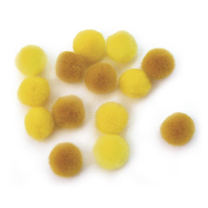 Rayher pompones 15mm amarillo varios 7614500 RAYHER CENTROARTESANO