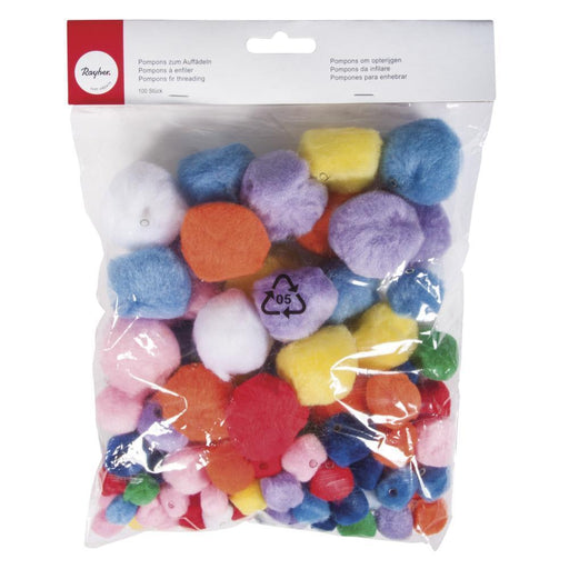 Rayher pompones para enhebrar 7651549 RAYHER CENTROARTESANO