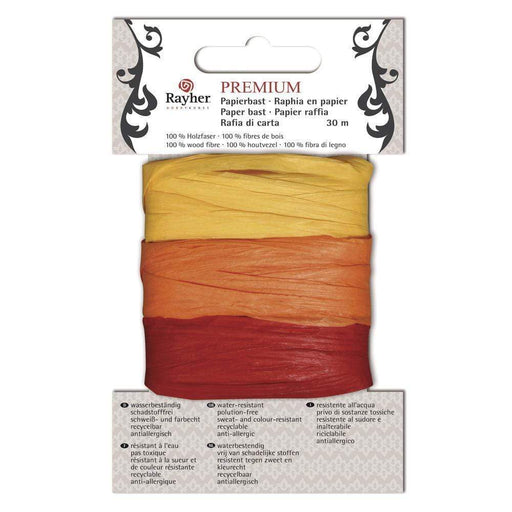 Rayher premiun papel rafia 3 col. amarillo 52013000 RAYHER CENTROARTESANO