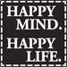 Rayher sello para jabon happy mind ,happy life 34271000 RAYHER CENTROARTESANO