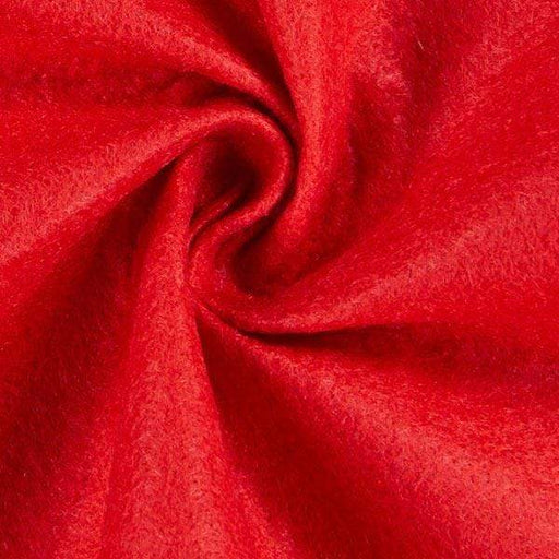 Fieltro fino 45cm ancho vendido por centimetros (venta minima 25cm) RAYHER Rojo CENTROARTESANO
