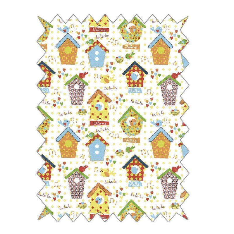 Tela rayher blanco casitas de pajaros 53751000 RAYHER CENTROARTESANO