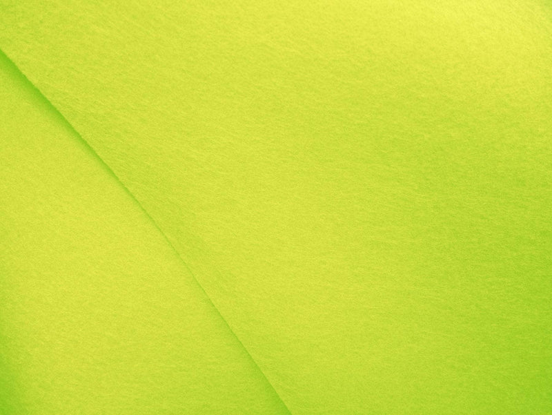 Fieltro fino 45cm ancho vendido por centimetros (venta minima 25cm) RAYHER Verde lima CENTROARTESANO