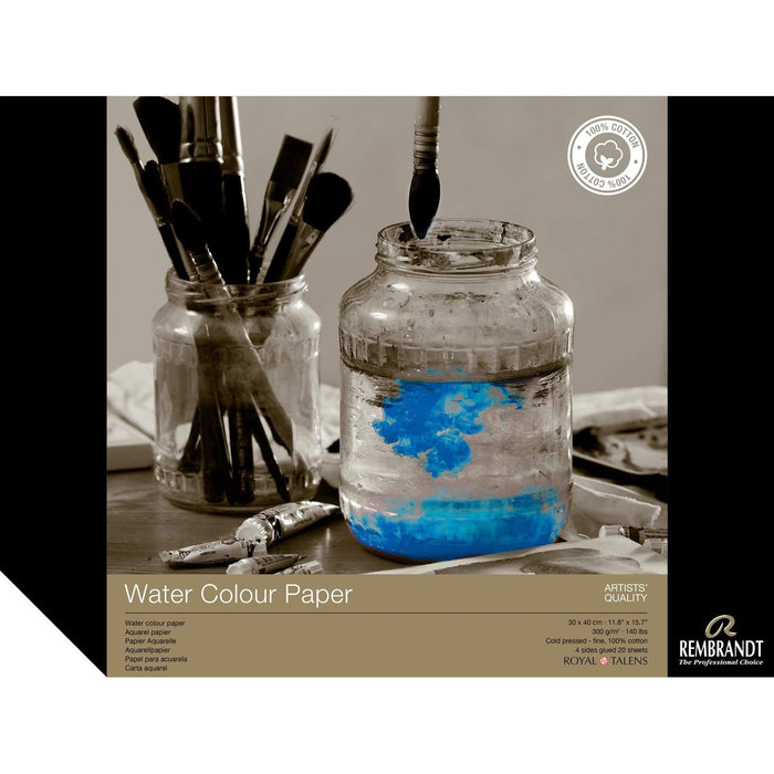 Rembrandt Water color  paper artist quality 100% algodón REMBRANDT CENTROARTESANO