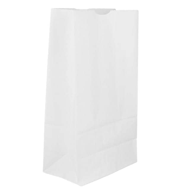 Bolsa papel Kraft blanco12x7x21 RETIF CENTROARTESANO