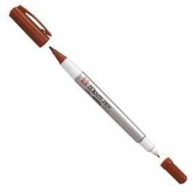 Sakura Identi pen rotulador tinta permanente doble punta marron SAKURA CENTROARTESANO