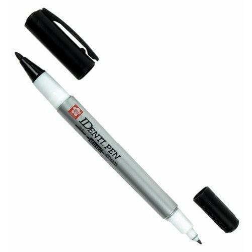 Sakura Identi pen rotulador tinta permanente doble punta negro SAKURA CENTROARTESANO