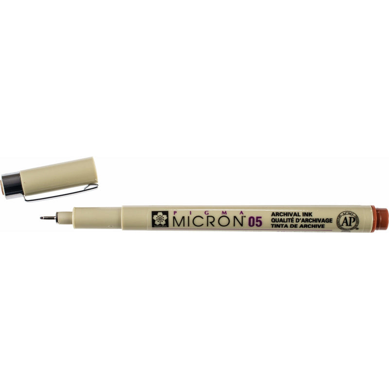 Sakura Pigma Micron 05 Marron SAKURA CENTROARTESANO