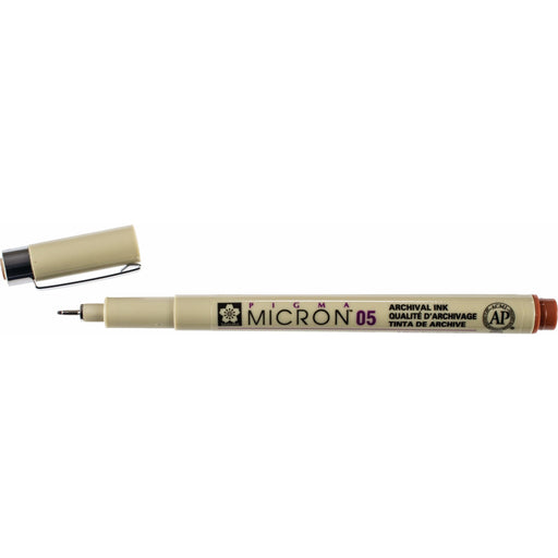 Sakura Pigma Micron 05 Marron SAKURA CENTROARTESANO