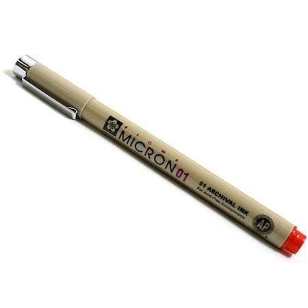 Sakura Pigma Micron 01 rojo