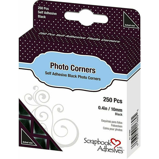 Scrapbook Adhesives photo corners 250p 01669 negros SCRAPBOOK ADHESIVES Oferta CENTROARTESANO