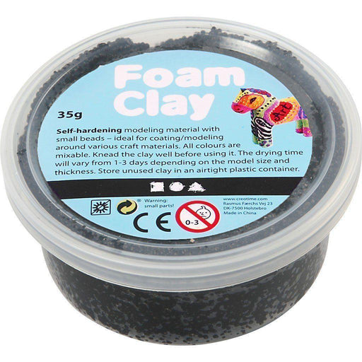 Foam Clay 35gr 78920 negro FOAM CLAY CENTROARTESANO
