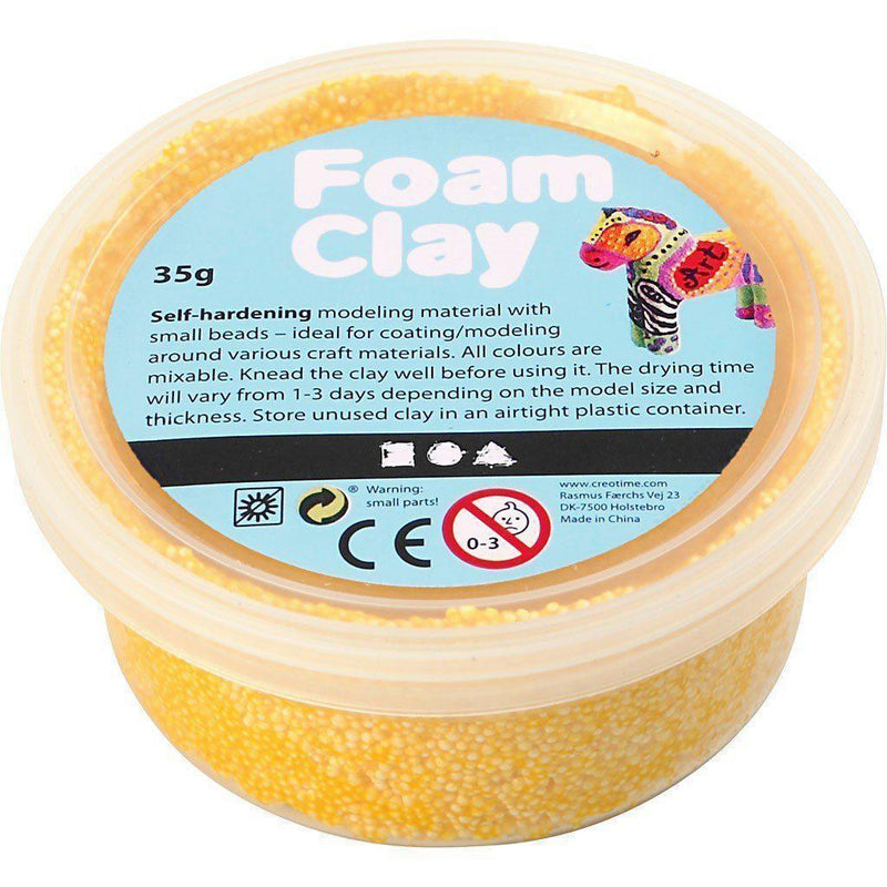 Foam Clay 35gr 78924 amarillo FOAM CLAY CENTROARTESANO