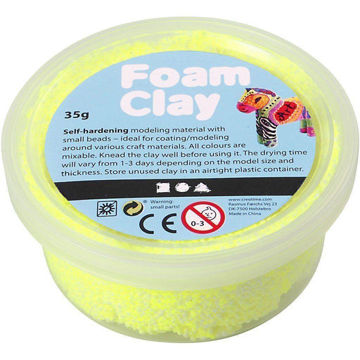 Foam Clay 35gr 78929 neon amarilloSILK — Centroartesano