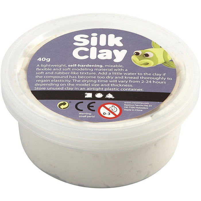 Silk clay 40gr 79101/1 blanco SILK CLAY CENTROARTESANO