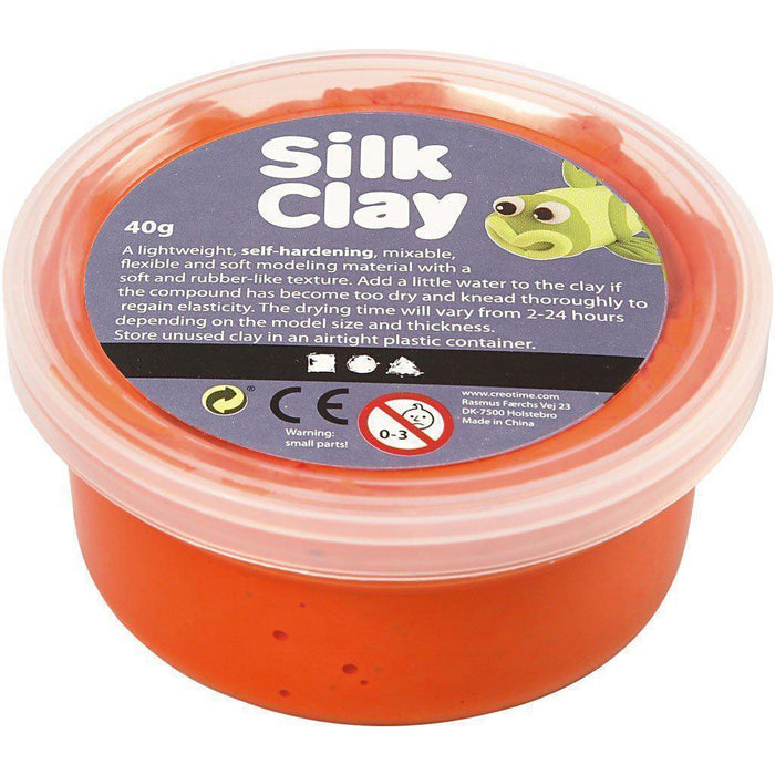 Silk clay 40gr 79106/1 naranja SILK CLAY CENTROARTESANO