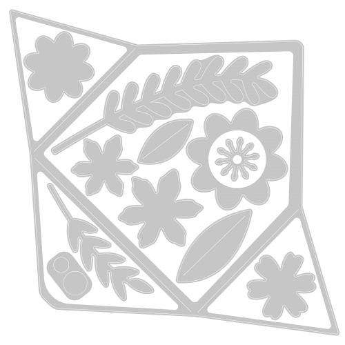 Sizzix Thinlits Jennifer Ogborn 12 troqueles 665078 flores con sobre SIZZIX CENTROARTESANO