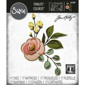 Sizzix Thinlits Tim Holtz 17 troqueles 665208 Floracion colorida SIZZIX CENTROARTESANO