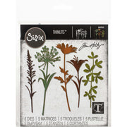 Sizzix Thinlits Tim Holtz 5 troqueles 664164 Tallos de flores silvestres 2 SIZZIX CENTROARTESANO