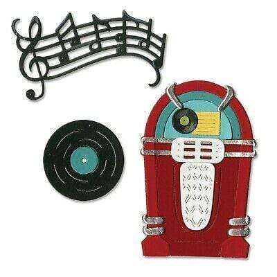 Sizzix thinlits11 troqueles maquina discos musica 659502 SIZZIX CENTROARTESANO
