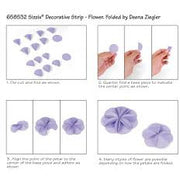Sizzix tira decorativa flor plegada SIZZIX CENTROARTESANO