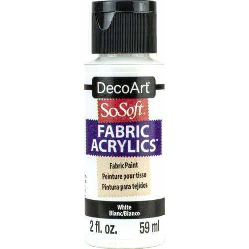 Pintura tela sosoft 59ml DSS001 blanco SOSOFT CENTROARTESANO