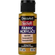 Pintura tela sosoft 59ml DSS002 Antique gold SOSOFT CENTROARTESANO