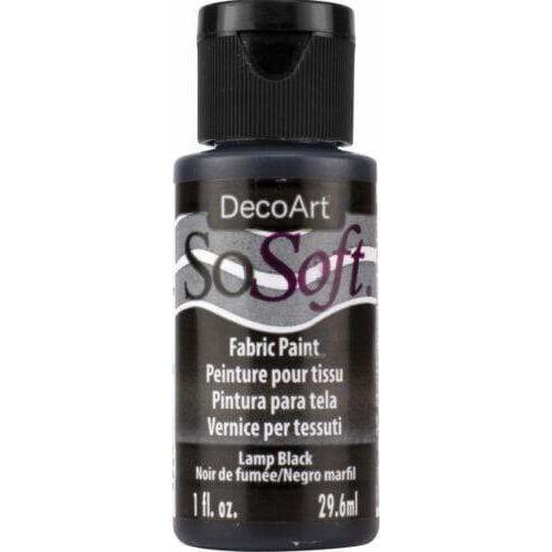 Pintura tela sosoft 59ml DSS024 negro SOSOFT CENTROARTESANO