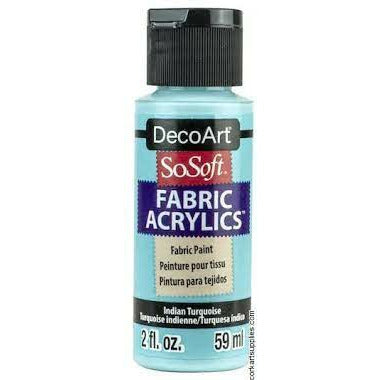 Pintura tela sosoft 59ml DSS079 Turquesa indico SOSOFT CENTROARTESANO