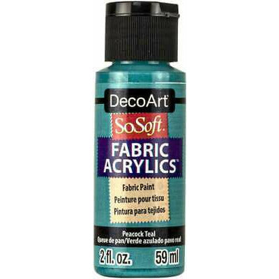 Pintura tela sosoft 59ml DSS106 azul pavo real SOSOFT CENTROARTESANO