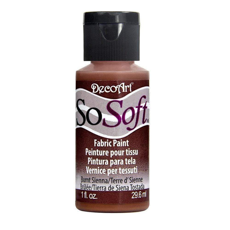 Pintura tela sosoft DSS041 burnt sienna DECOART CENTROARTESANO
