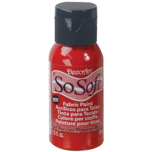 Pintura tela sosoft DSS088 red pepper SOSOFT CENTROARTESANO