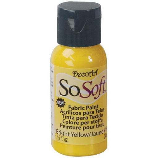 Pintura tela sosoft DSS092 bright Yellow SOSOFT CENTROARTESANO