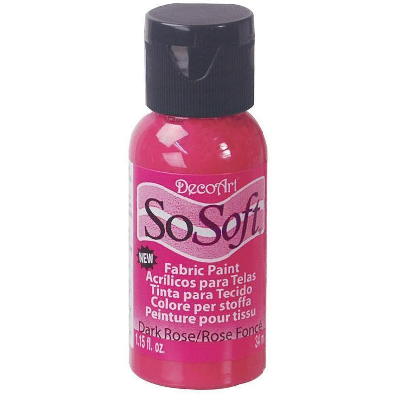 Pintura tela sosoft DSS094 dark rose SOSOFT CENTROARTESANO