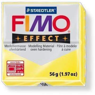 Fimo 56g n║104 Amarillo translucido. STAEDLER Oferta CENTROARTESANO